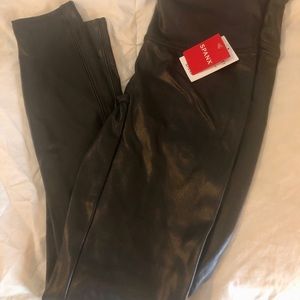 Spanx Faux Leather Leggings